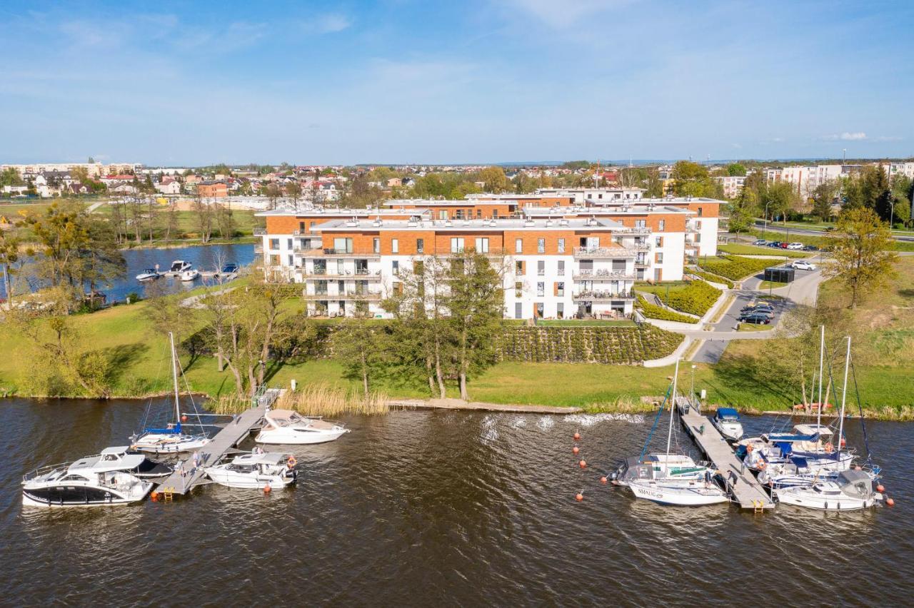 Marina Apartment - Przy Jeziorze, Taras, Tv55" Z Netflix I Prime, Parking Iława Exteriér fotografie
