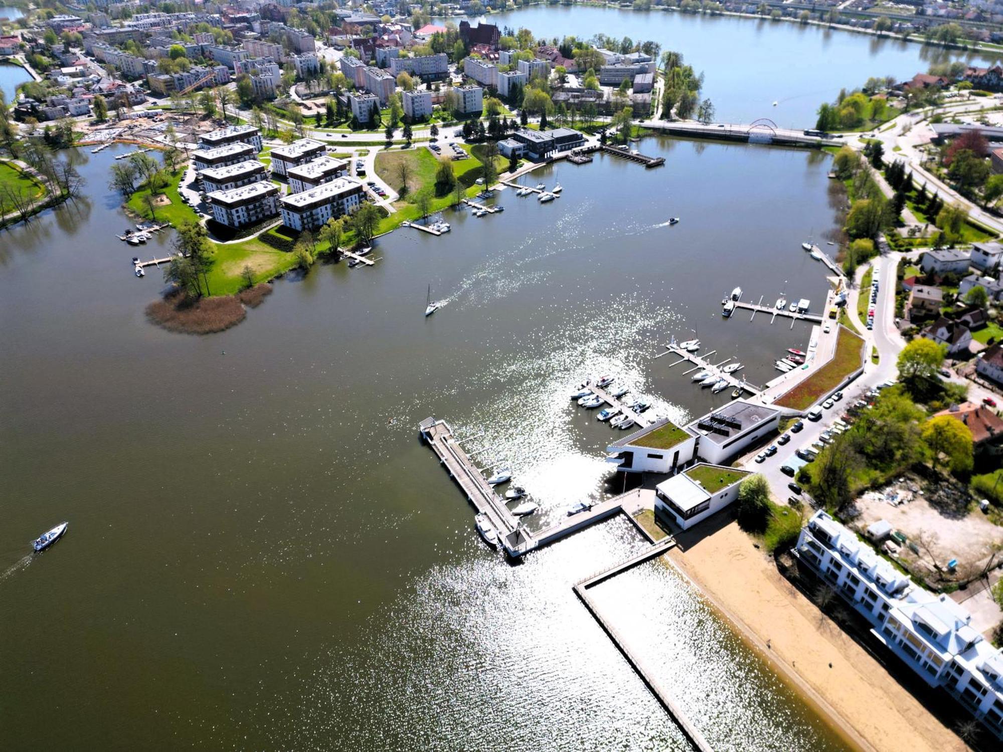 Marina Apartment - Przy Jeziorze, Taras, Tv55" Z Netflix I Prime, Parking Iława Exteriér fotografie